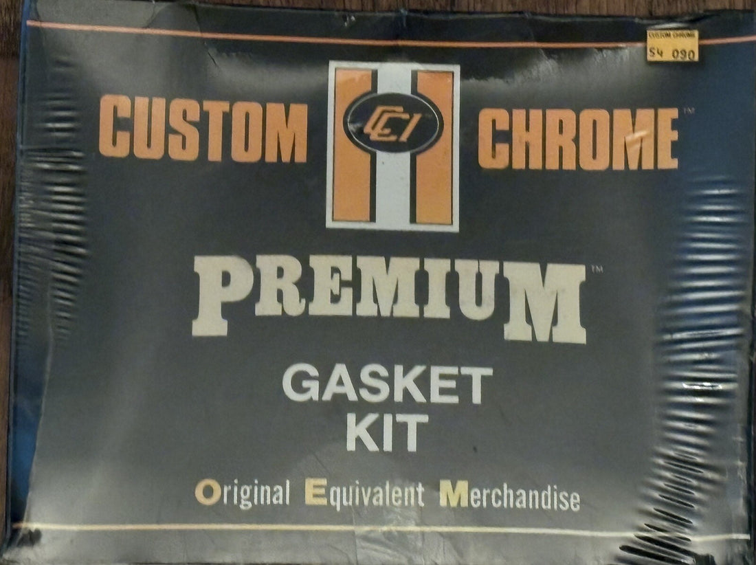 54-090 CUSTOM CHROME TOP END GASKET KIT 77-81 SPORTSTER XL HARLEY 17026-79 NOS