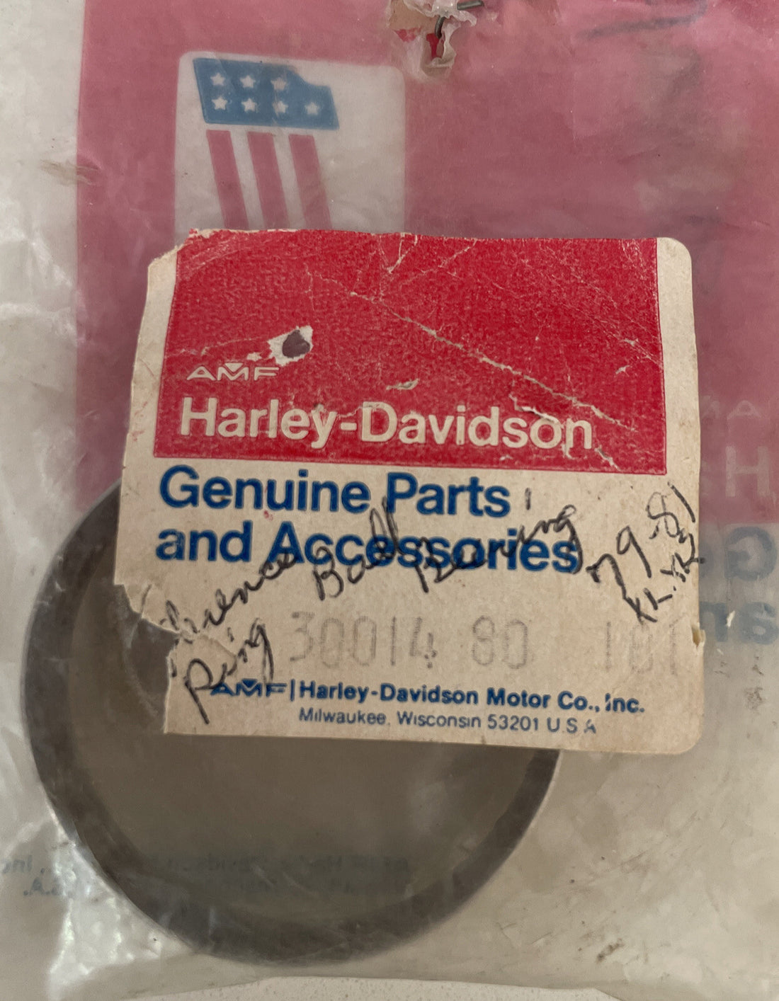 
  
  30014-80 HARLEY-DAVIDSON 1979-81 SPORTSTER XL TOLERANCE RING NOS
  
