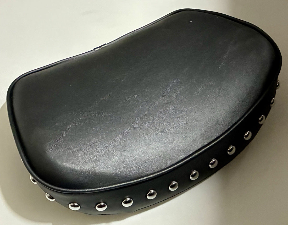 
  
  HARLEY-DAVIDSON FLHR ROAD KING SISSY BAR BLACK STUDDED BACKREST OEM
  
