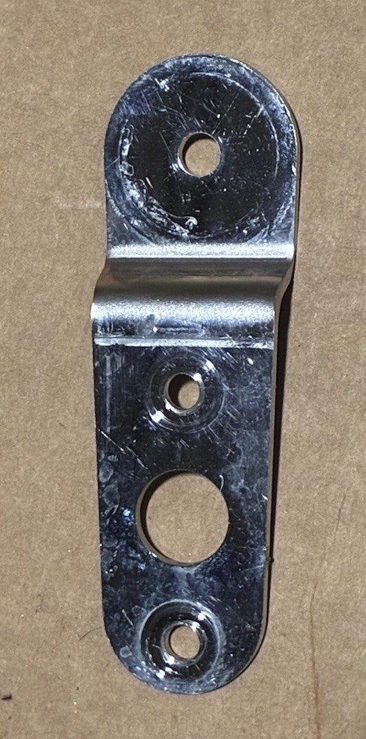 
  
  69120-91 HARLEY-DAVIDSON SOFTAIL DYNA TOURING CHROME HORN COVER BRACKET OEM
  
