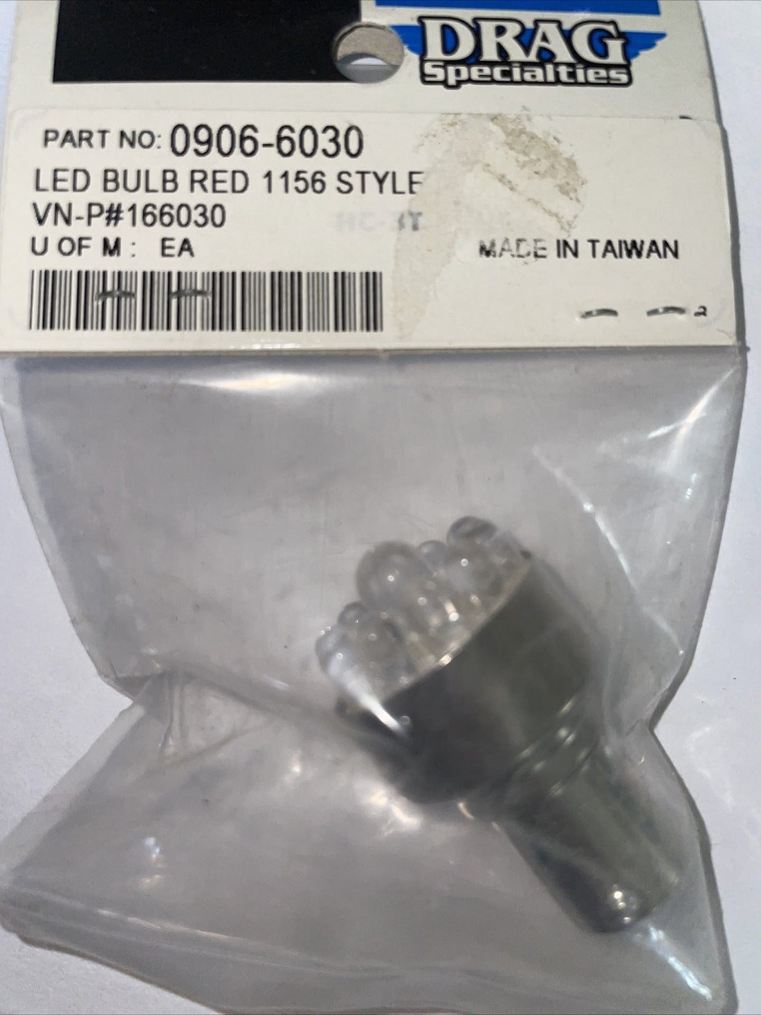 
  
  DRAG SPECIALTIES LED RED 1156 STYLE LIGHT BULB FOR HARLEY-DAVIDSON NEW
  
