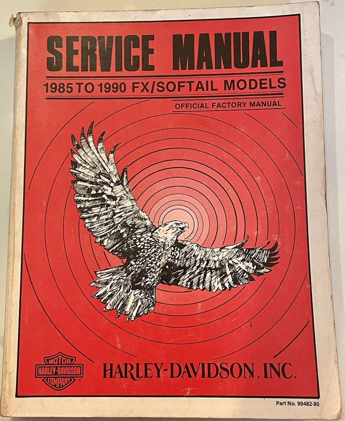 
  
  99482-90 1985-1990 FX/SOFTAIL HARLEY-DAVIDSON SERVICE MANUAL OEM
  
