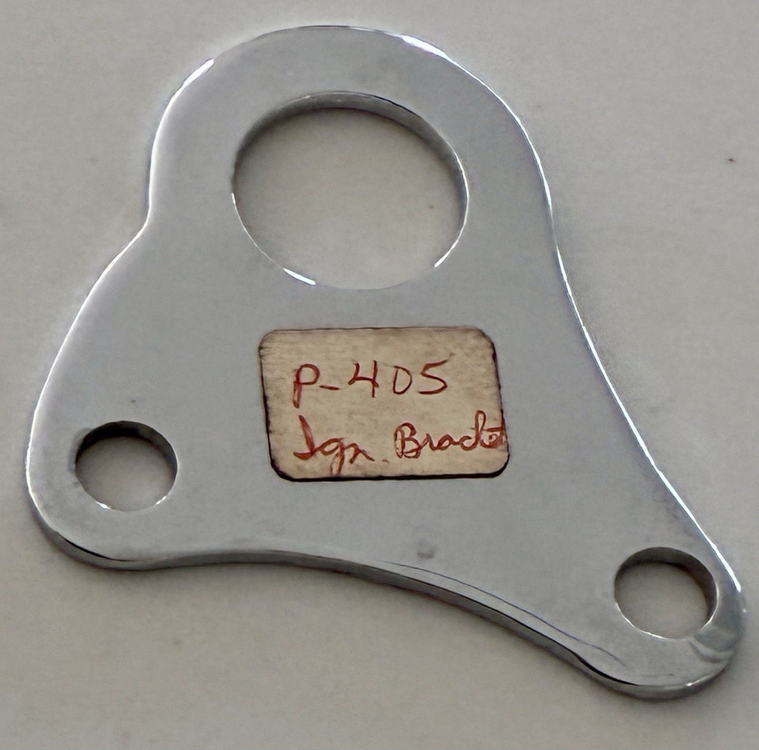 
  
  PAUGHCO 36-84 HARLEY BIG TWIN 4 SPEED CHROME IGNITION SWITCH BRACKET TRANS MOUNT
  
