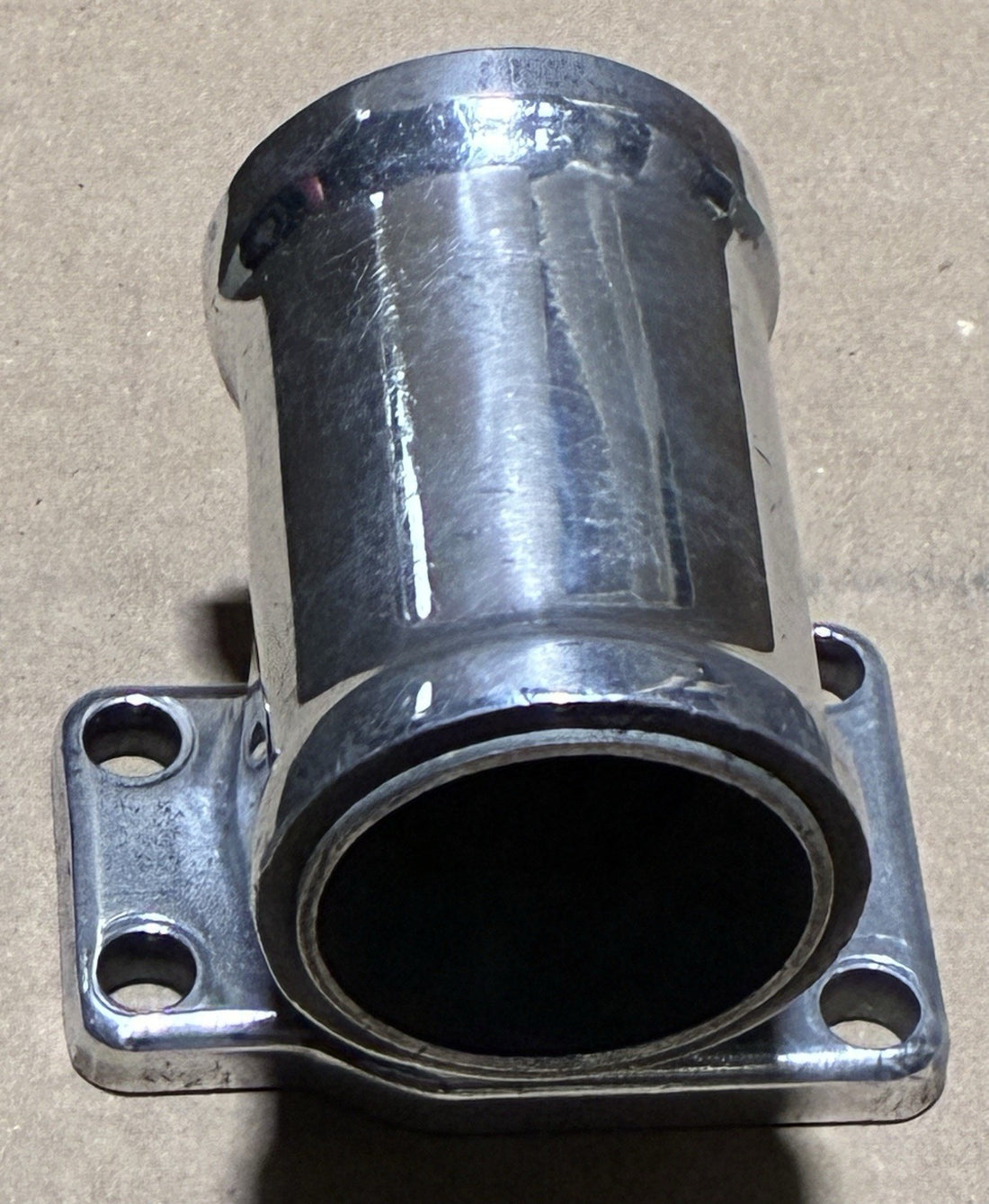 
  
  HARLEY POLISHED ALUMINUM INTAKE MANIFOLD FOR LINKERT CARB. 1955-1965 PANHEAD
  
