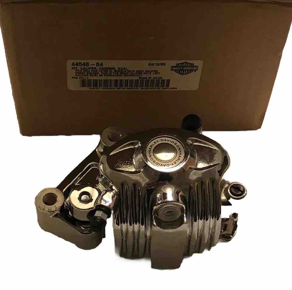 
  
  44546-04 HARLEY-DAVIDSON 2004-UP SPORTSTER  CHROME FRONT RIGHT BRAKE CALIPER
  
