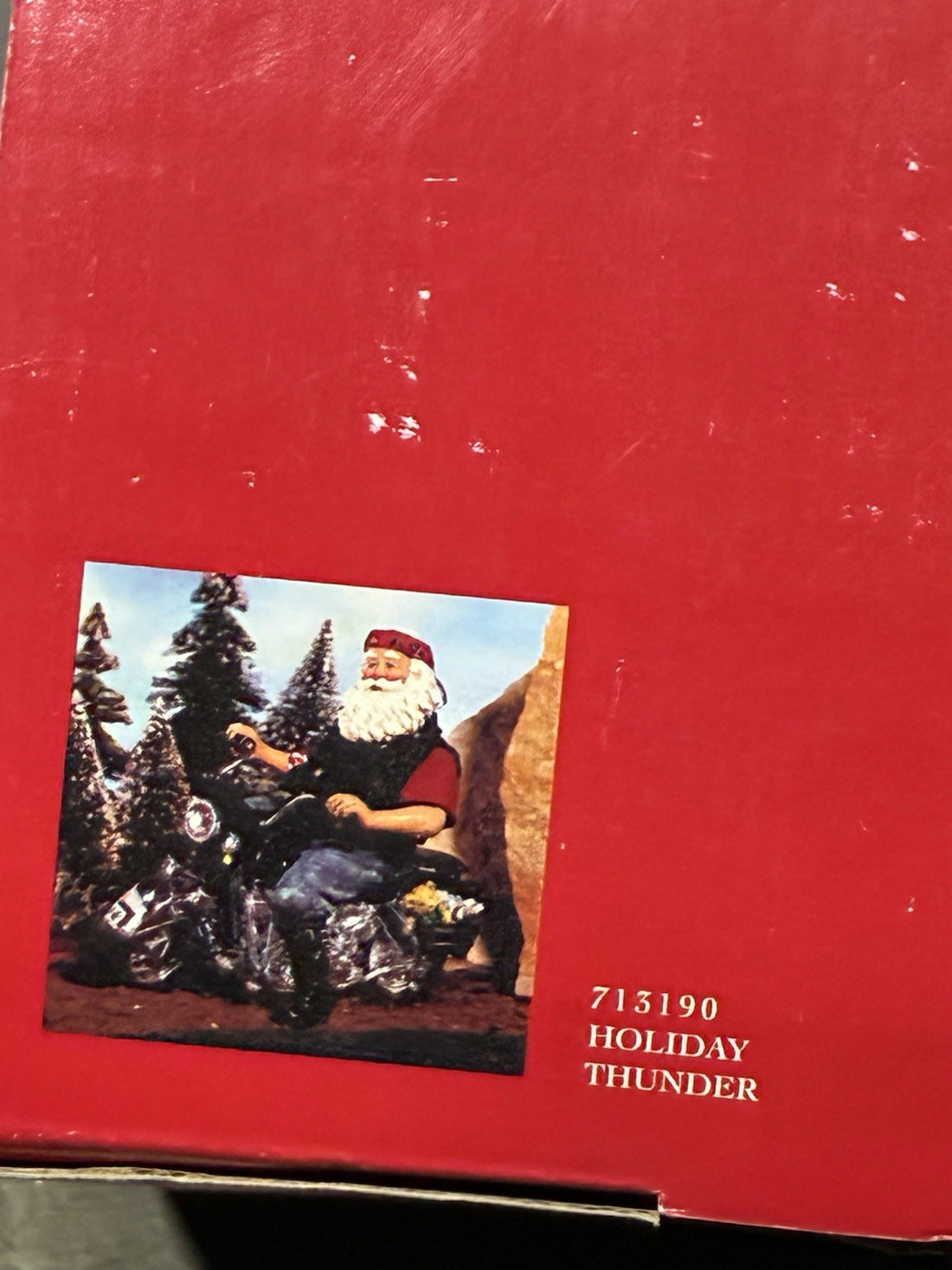 
  
  713190 CLOTHTIQUE HOLIDAY THUNDER HARLEY SANTA ON MOTORCYCLE CHRISTMAS GIFT NEW
  

