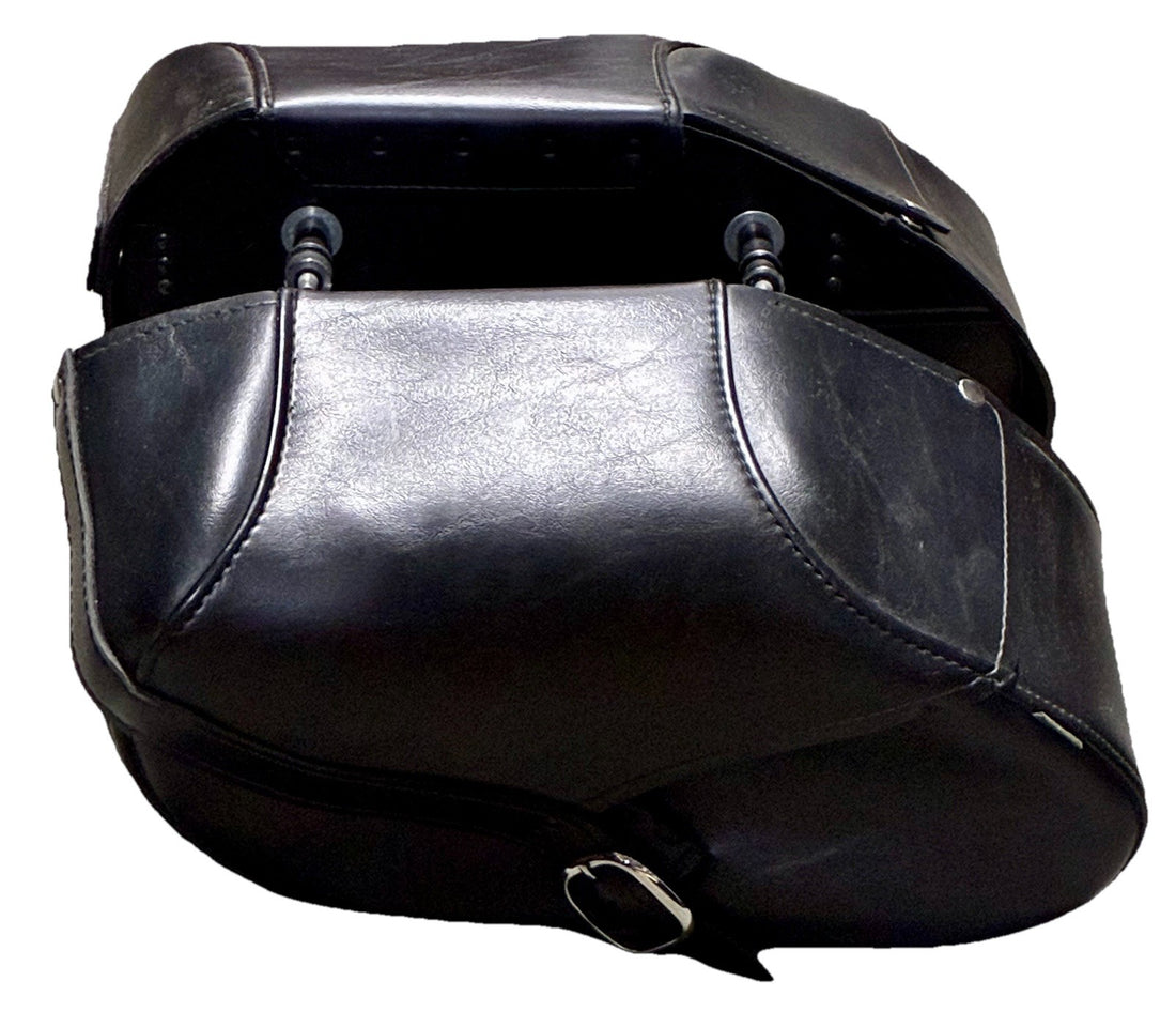 
  
  UNIVERSAL VINTAGE AFTERMARKET SADDLEBAGS FX FXR SHOVELHEAD EARLY SOFTAIL HARLEY
  
