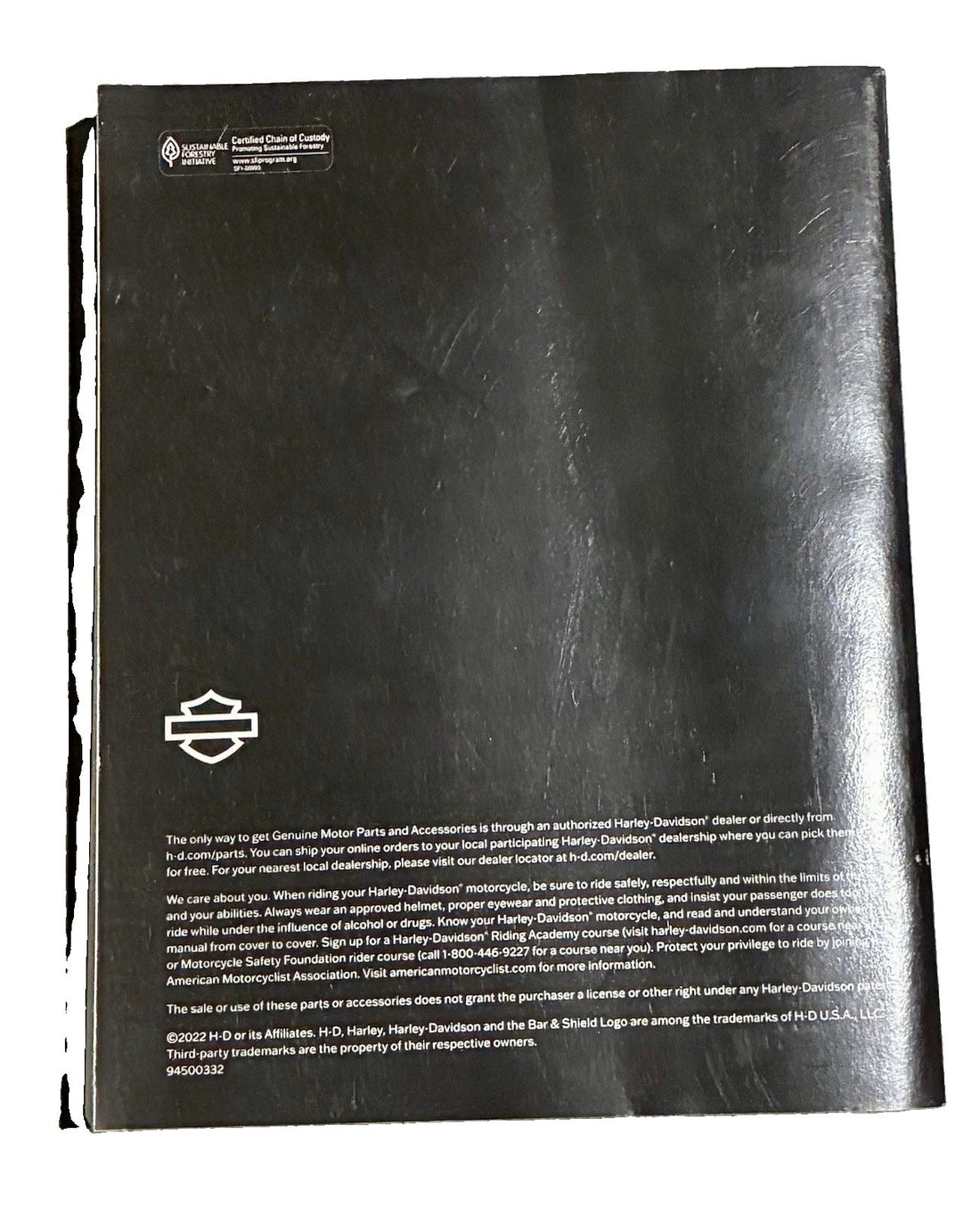 
  
  94500332 HARLEY-DAVIDSON GENUINE MOTOR PARTS & ACCESSORIES CATALOG BOOK 2022 OEM
  
