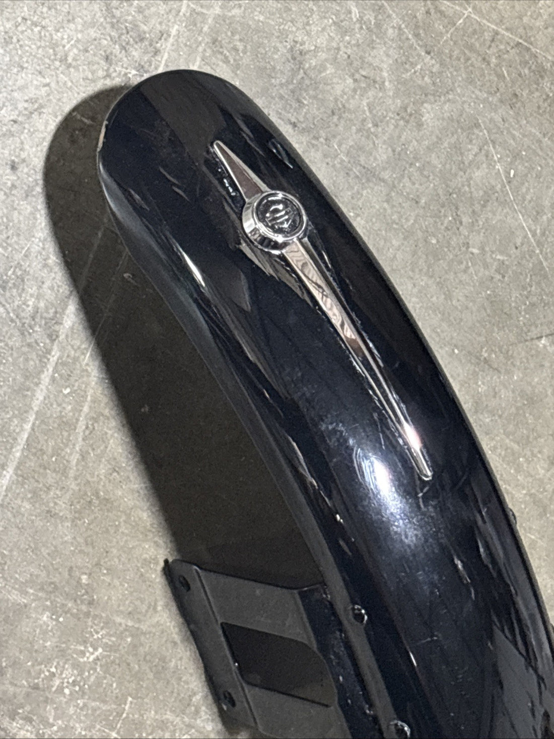 HARLEY-DAVIDSON SPORTSTER BLACK NARROW GLIDE FRONT FENDER OEM