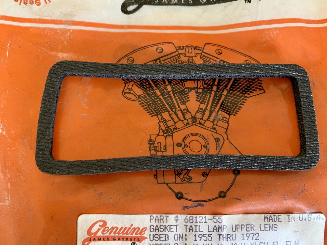 
  
  68121-55 1955-72 BIG TWIN SPORTSTER SERVI-CAR HARLEY GASKET TAIL LAMP UPPER LENS
  
