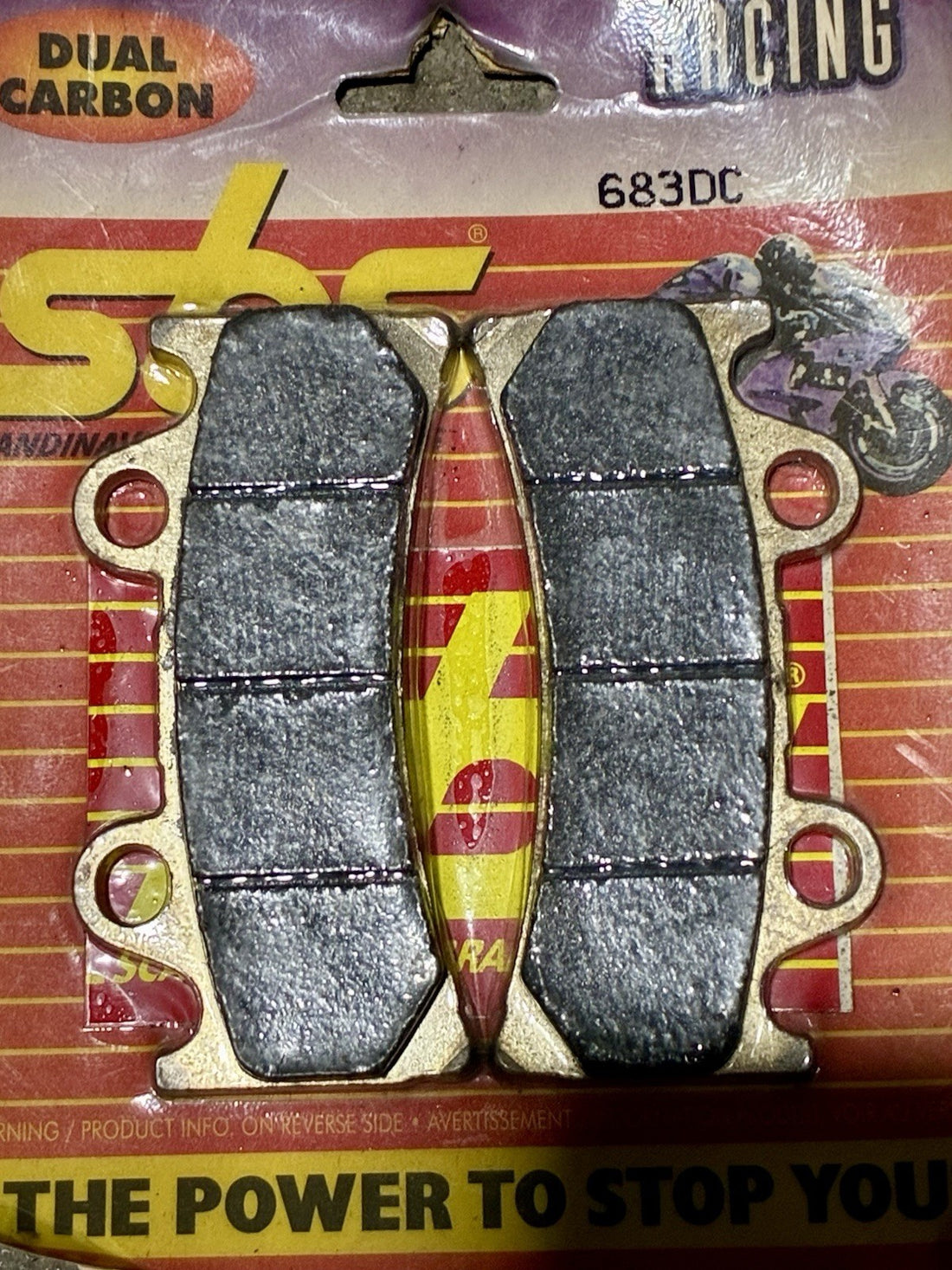 
  
  683DC SBC PERFORMANCE MACHINE YAMAHA TRIUMPH BRAKE PADS NOS
  
