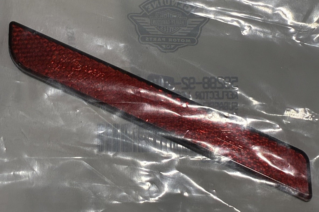 
  
  59288-92 HARLEY-DAVIDSON 1992-2019 SPORTSTER DYNA TOURING LEFT RED REFLECTOR OEM
  
