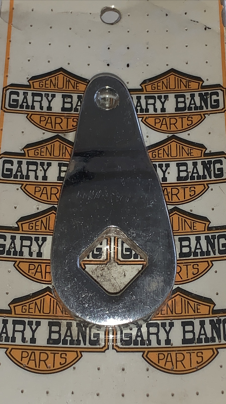 
  
  GB-422 GARY BANG 1936-57 HARLEY-DAVIDSON FRONT LEFT BRAKE ARM ONE HOLE NOS
  
