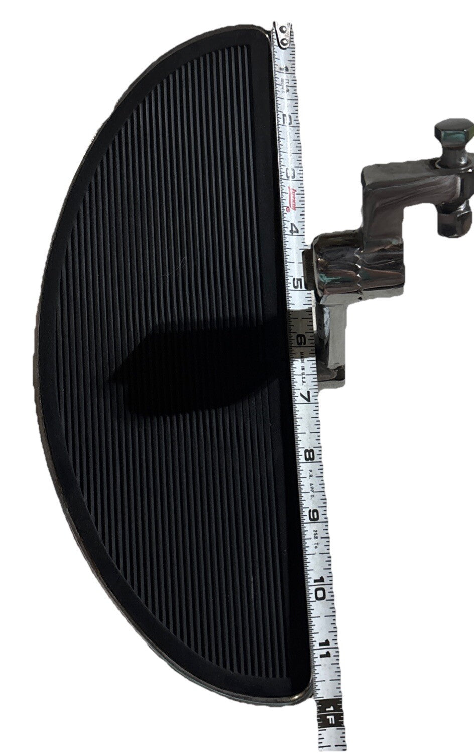 HARLEY-DAVIDSON HALF MOON STOCK  FOOTBOARDS WITH RUBBER INSERTS