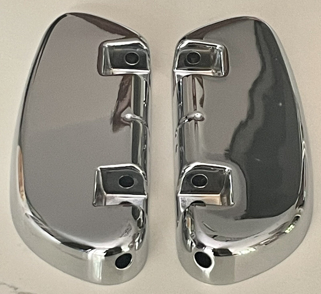 HARLEY-DAVIDSON CHROME PASSENGER FOOTBOARD PAN INSERTS OEM