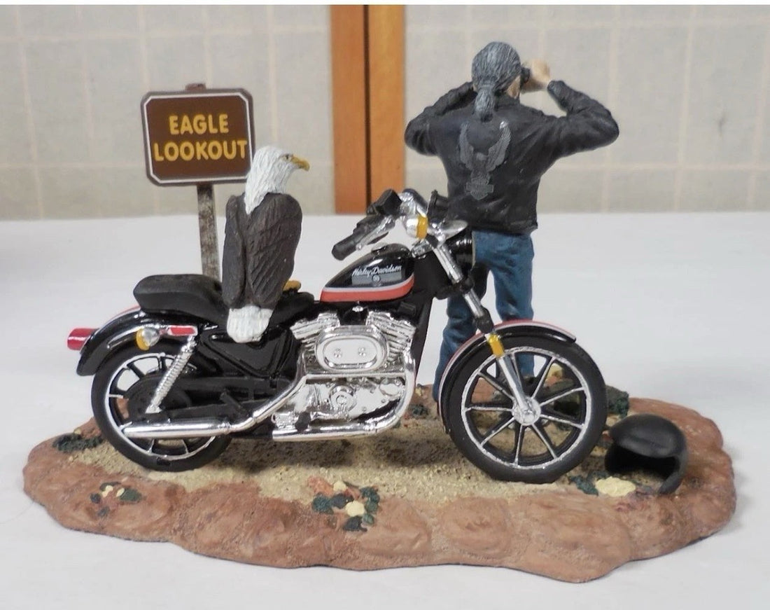 
  
  HARLEY-DAVIDSON EAGLE LOOKOUT SCULPTURE ERTL LIMITED EDITION NOS
  
