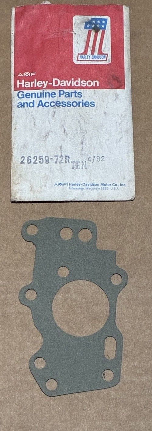 
  
  26259-72R HARLEY-DAVIDSON SPORTSTER XR750 XRTT XR-750 LOWER OIL PUMP BODY GASKET
  
