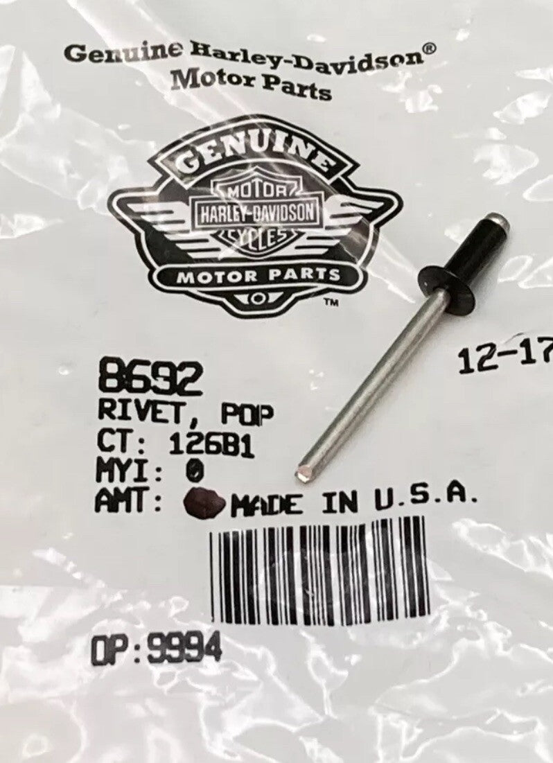 8692 HARLEY-DAVIDSON RIVET POP OEM NOS