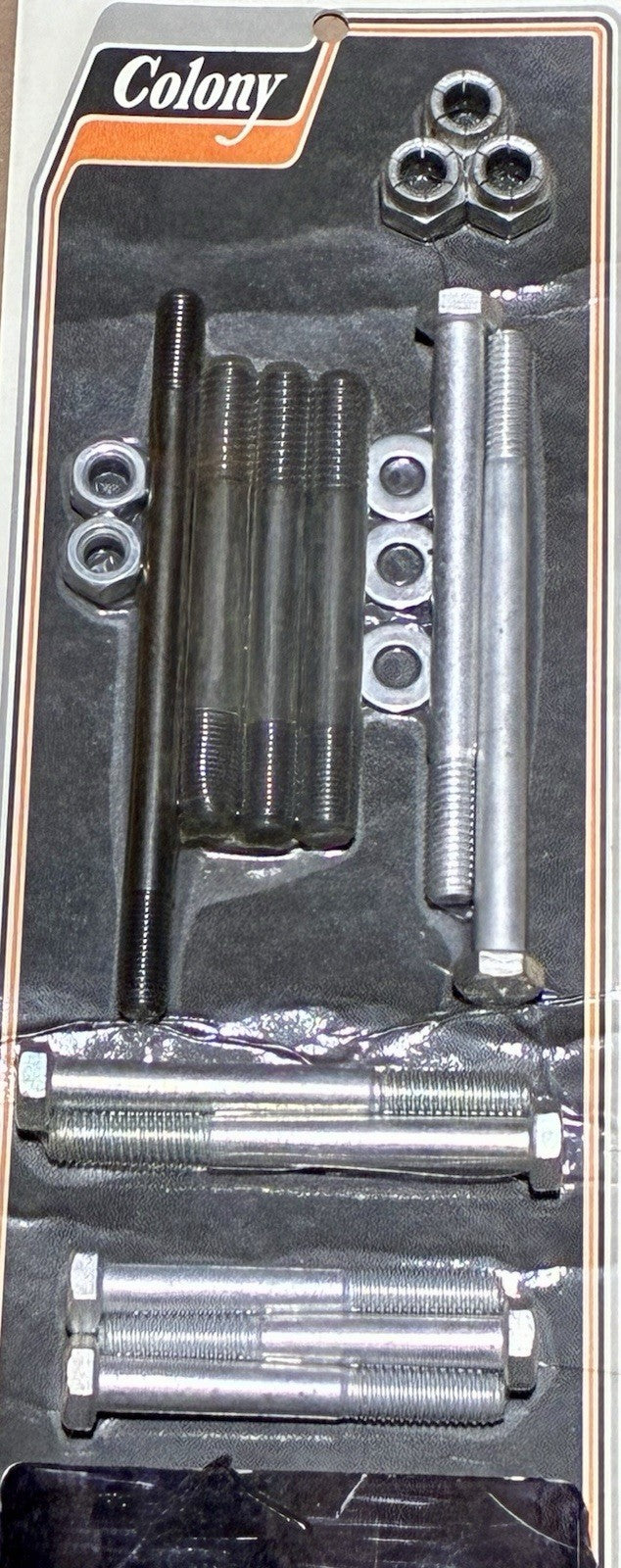 
  
  9878-13 COLONY 1957-1976 XL SPORTSTER HARLEY CADMIUM MOTOR CASE KIT NOS
  
