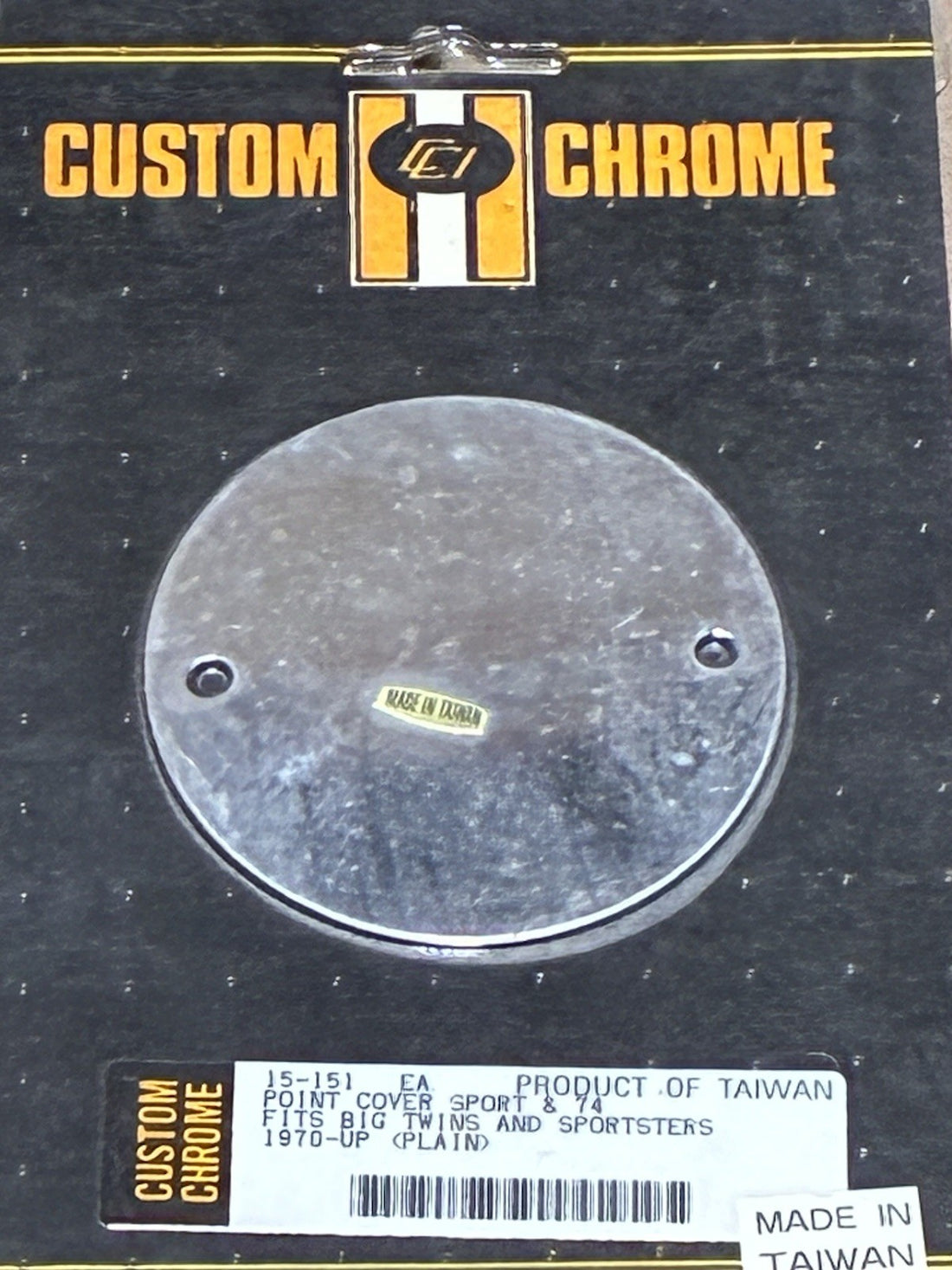 
  
  15-151 CUSTOM CHROME POINT COVER SPORT & 74 1970-UP SPORTSTER BIG TWIN HARLEY
  
