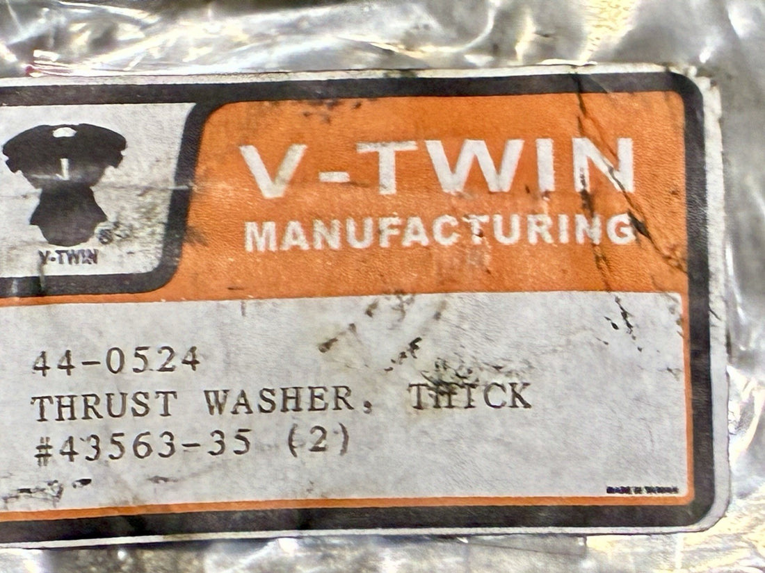 
  
  44-0524 WHEEL HUB THRUST WASHERS  1935-1966 KNUCKLEHEAD PANHEAD HARLEY 43563-35
  
