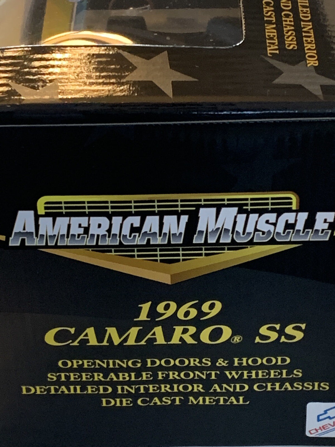 ERTL AMERICAN MUSCLE 1969 CHEVY CAMARO RS SS CONVERTIBLE 1:18 DIECAST MODEL CAR