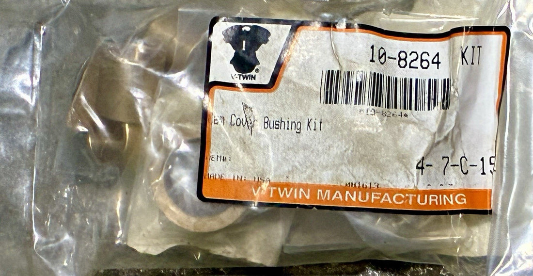 10-8264 V-TWIN 1936-1953 BIG TWIN HARLEY CAM COVER BUSHING KIT NOS