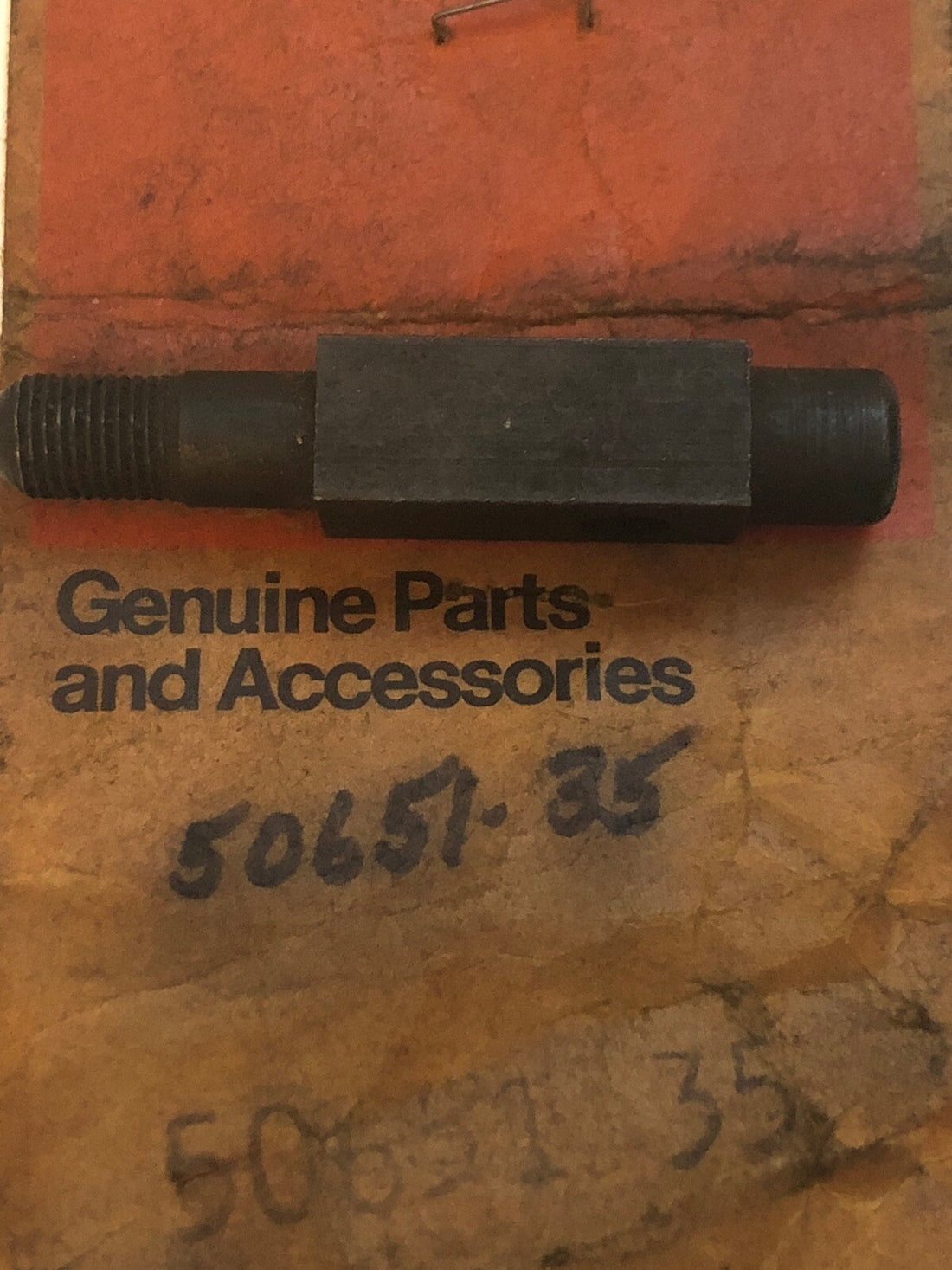 
  
  50651-35   HARLEY 1935-1957 SERVI CAR & 45”  LEFT FRONT    2 5/8” FOOTBOARD STUD
  
