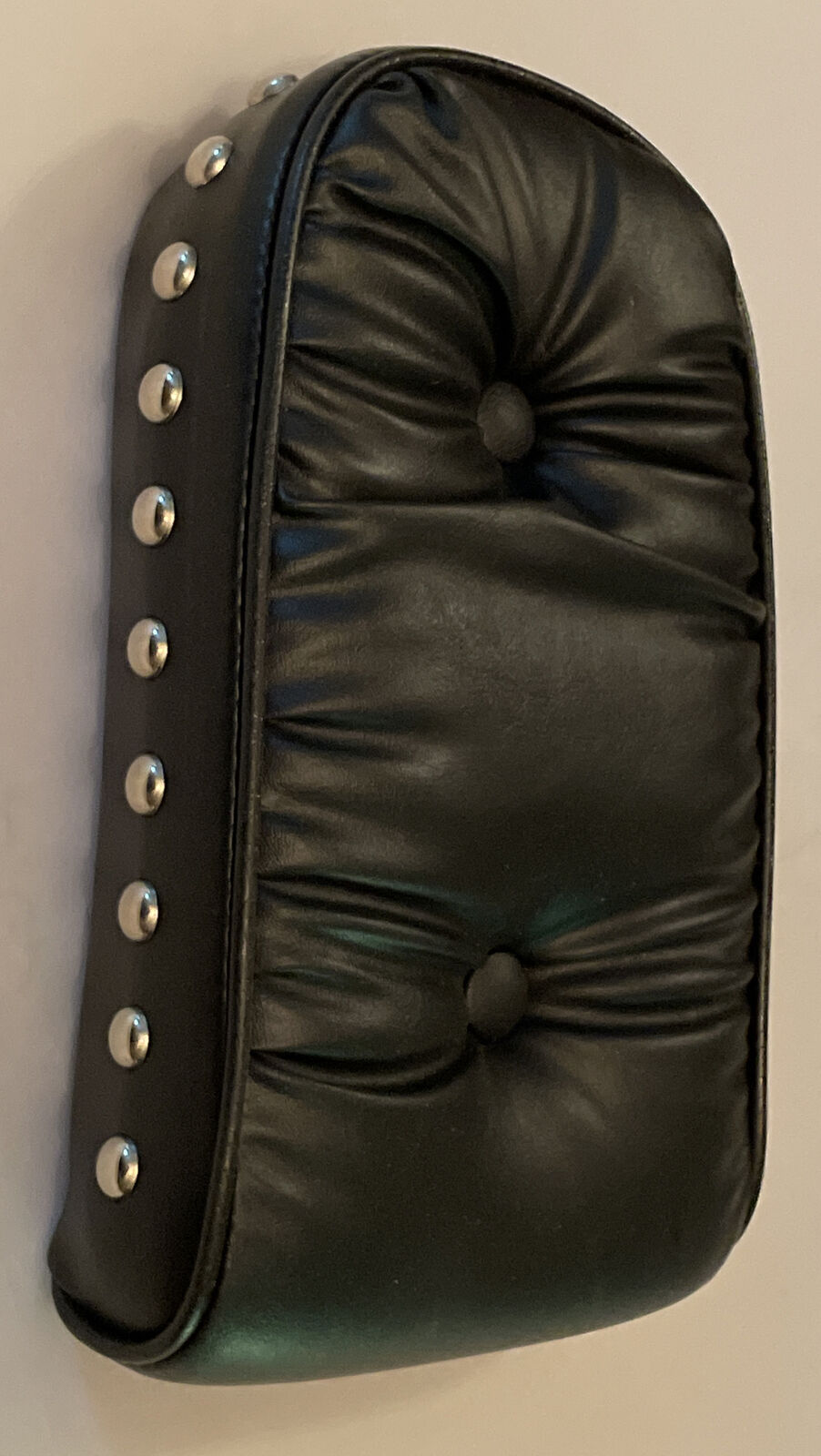 
  
  BLACK STUDDED BACKREST PAD FOR HARLEY-DAVIDSON MOTORCYCLES
  
