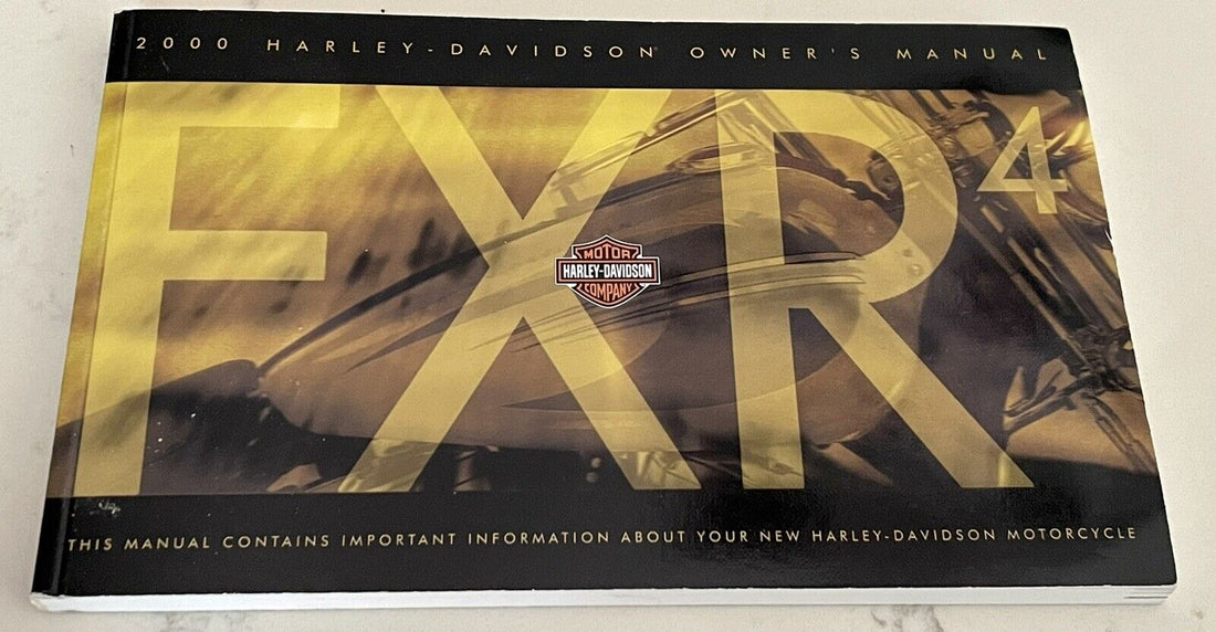 
  
  99569-00 HARLEY-DAVIDSON 2000 FXR4 FXR  FXRT FXRP OWNERS MANUAL
  
