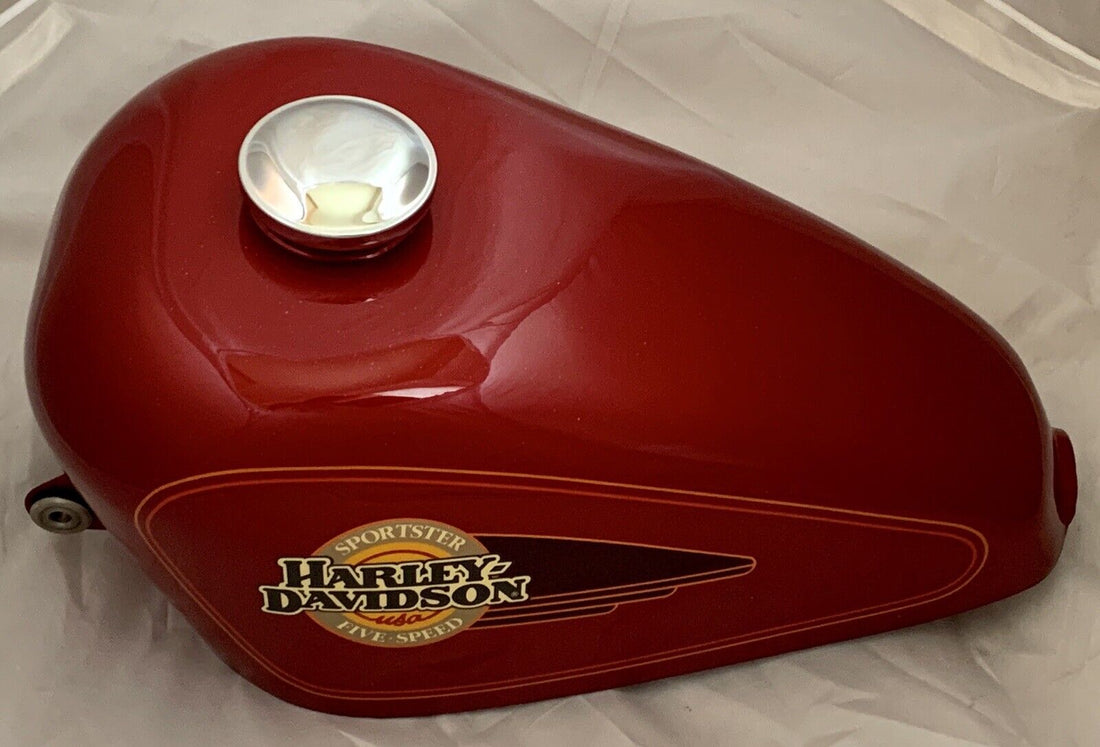 
  
  HARLEY-DAVIDSON 1994 XL 1200 SPORTSTER RED 2.5 GALLON GAS TANK
  
